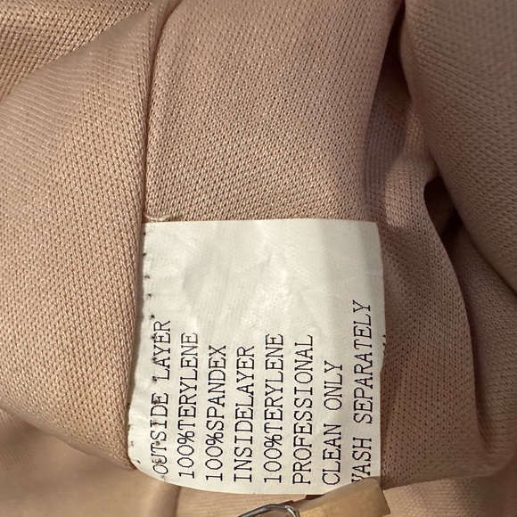 Blush pink Wedding Dress w/detachable train! Hand beaded pearls and lace! - Picture 12 of 12